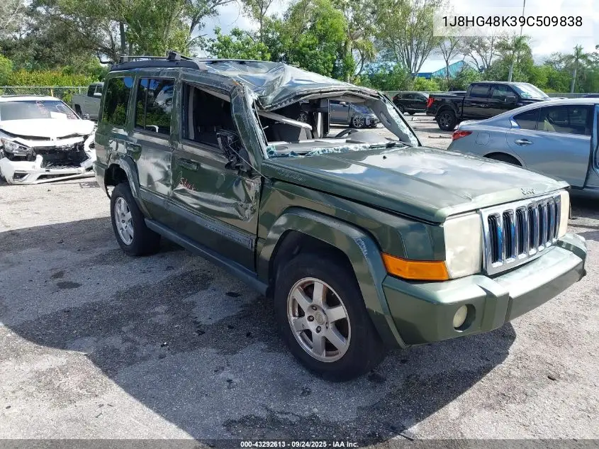 2009 Jeep Commander Sport VIN: 1J8HG48K39C509838 Lot: 43292613