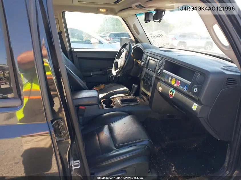 2010 Jeep Commander Sport VIN: 1J4RG4GK4AC121996 Lot: 45148457