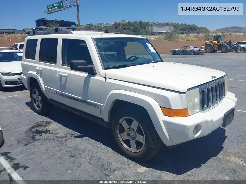 2010 Jeep Commander Sport VIN: 1J4RG4GK2AC132799 Lot: 45306207