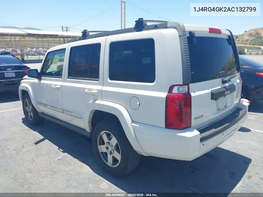 2010 Jeep Commander Sport VIN: 1J4RG4GK2AC132799 Lot: 45306207