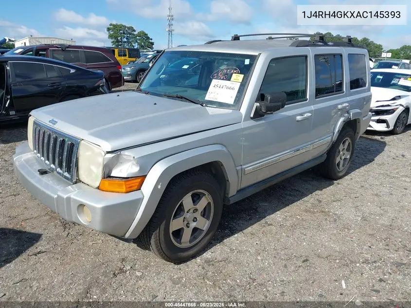 2010 Jeep Commander Sport VIN: 1J4RH4GKXAC145393 Lot: 45447666