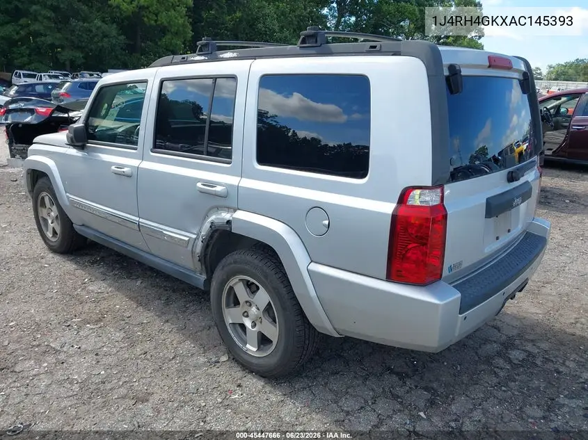 2010 Jeep Commander Sport VIN: 1J4RH4GKXAC145393 Lot: 45447666