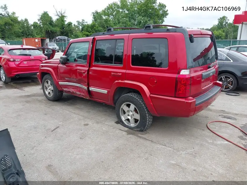 2010 Jeep Commander Sport VIN: 1J4RH4GK7AC106969 Lot: 45478605