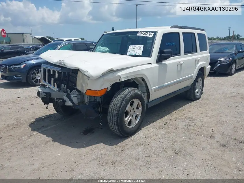 2010 Jeep Commander Sport VIN: 1J4RG4GKXAC130296 Lot: 45552033