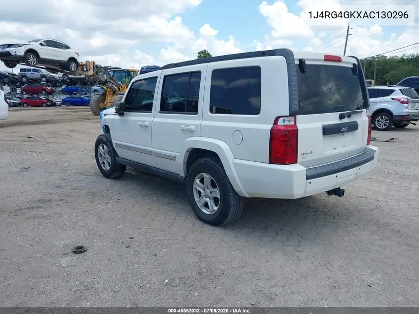 2010 Jeep Commander Sport VIN: 1J4RG4GKXAC130296 Lot: 45552033