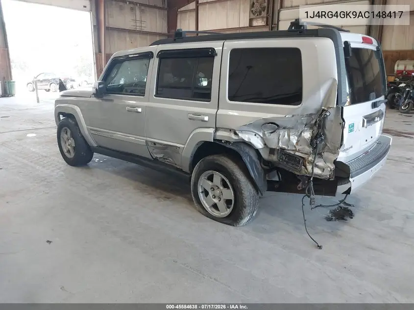 2010 Jeep Commander Sport VIN: 1J4RG4GK9AC148417 Lot: 45584638