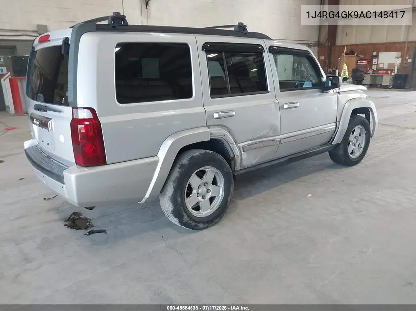2010 Jeep Commander Sport VIN: 1J4RG4GK9AC148417 Lot: 45584638