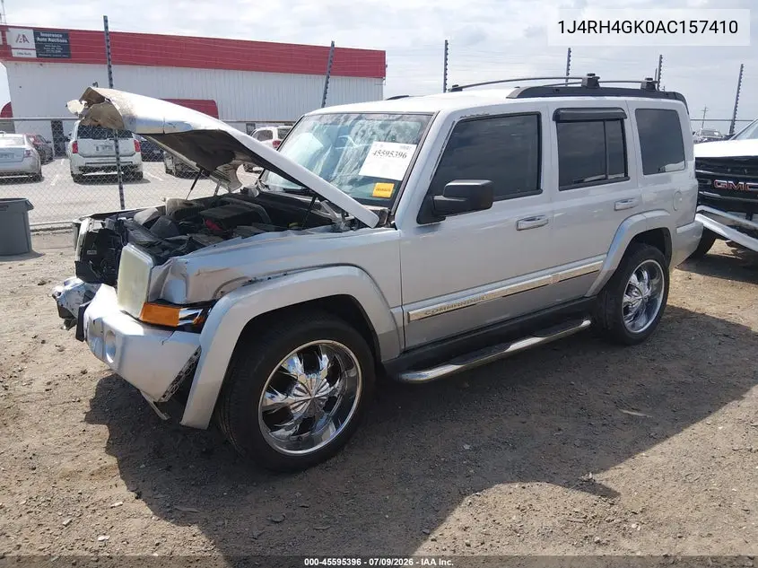 2010 Jeep Commander Sport VIN: 1J4RH4GK0AC157410 Lot: 45595396