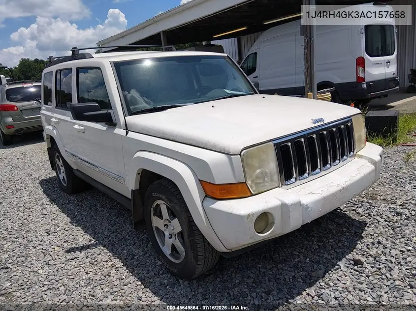 2010 Jeep Commander Sport VIN: 1J4RH4GK3AC157658 Lot: 45649864