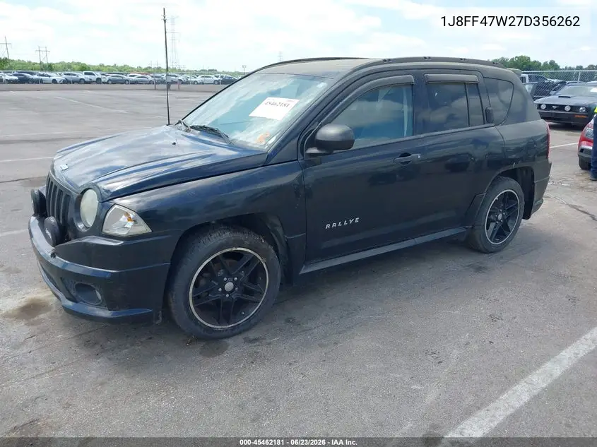 2007 Jeep Compass Sport VIN: 1J8FF47W27D356262 Lot: 45462181