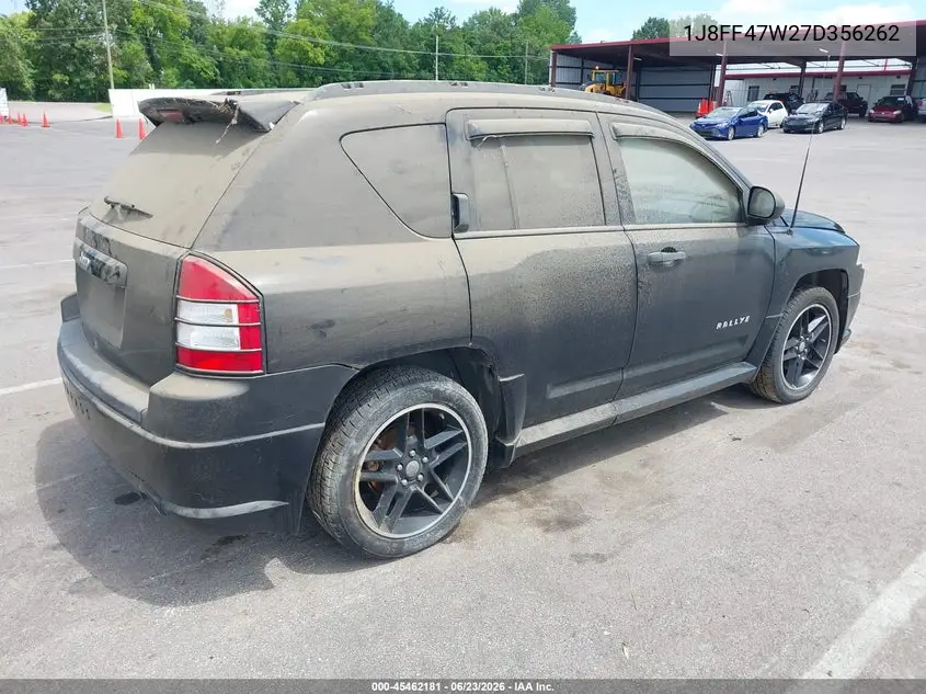 2007 Jeep Compass Sport VIN: 1J8FF47W27D356262 Lot: 45462181