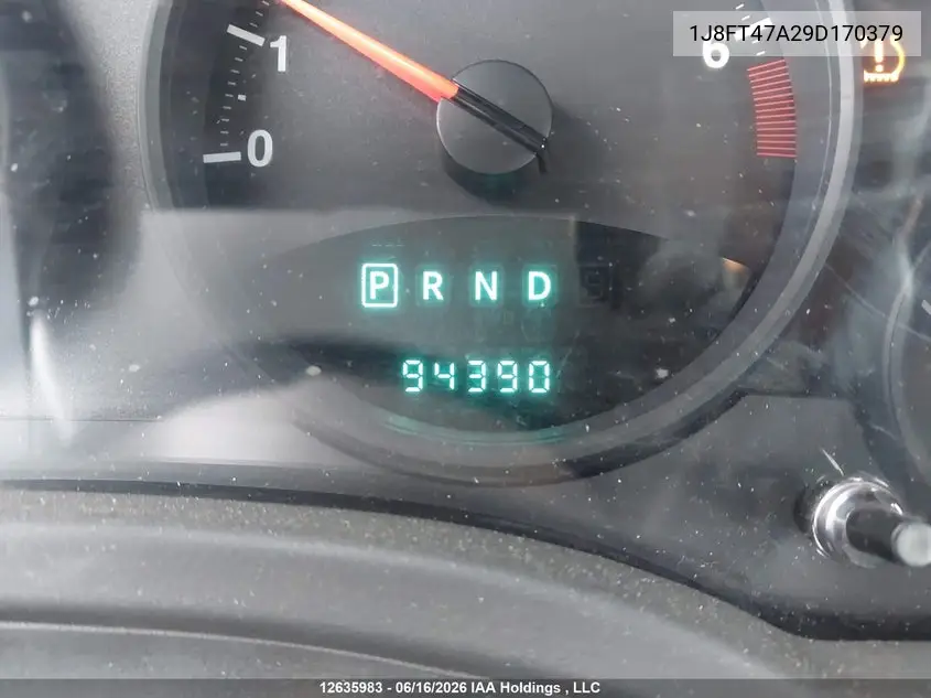 2009 Jeep Compass Sport VIN: 1J8FT47A29D170379 Lot: 12635983