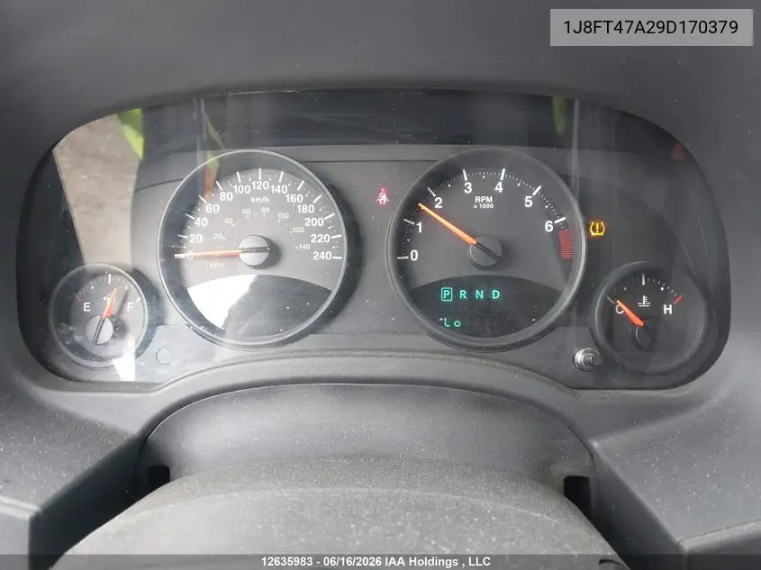 2009 Jeep Compass Sport VIN: 1J8FT47A29D170379 Lot: 12635983