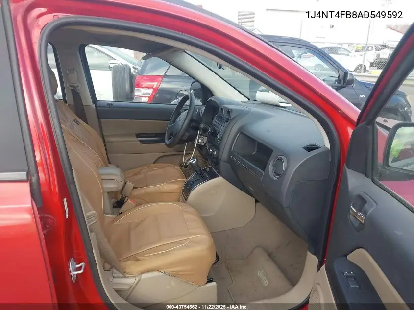 1J4NT4FB8AD549592 2010 Jeep Compass Sport
