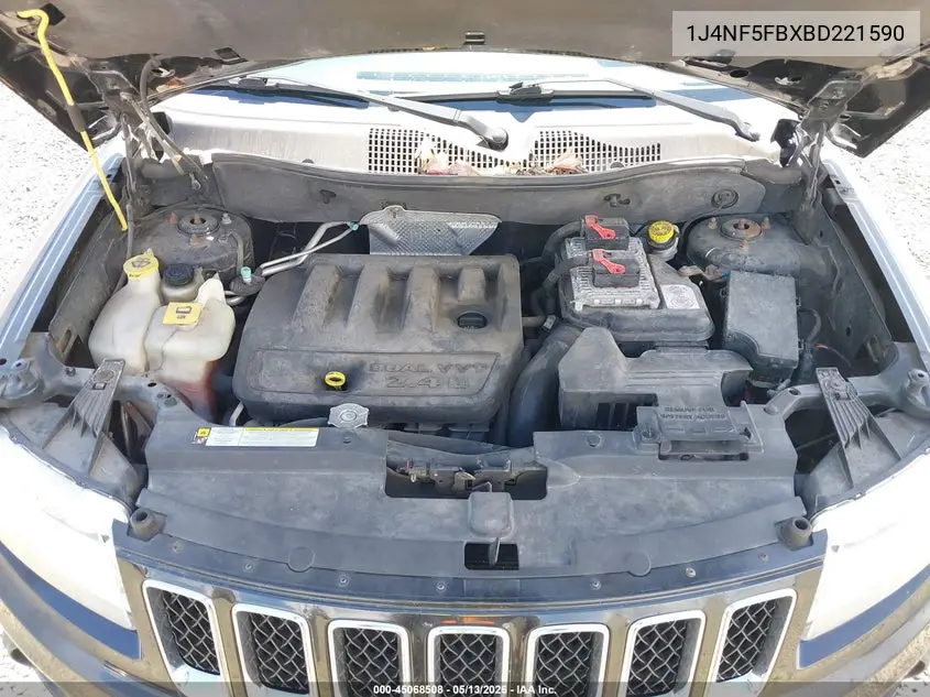 2011 Jeep Compass Limited VIN: 1J4NF5FBXBD221590 Lot: 45068508