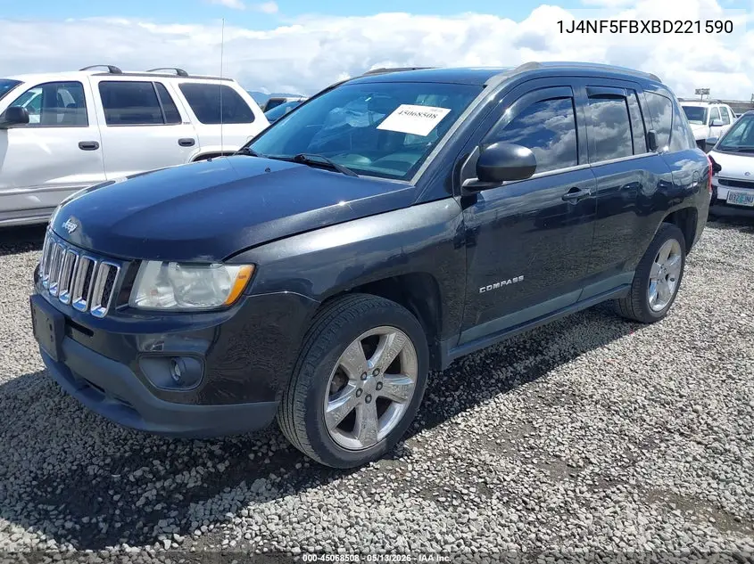 2011 Jeep Compass Limited VIN: 1J4NF5FBXBD221590 Lot: 45068508