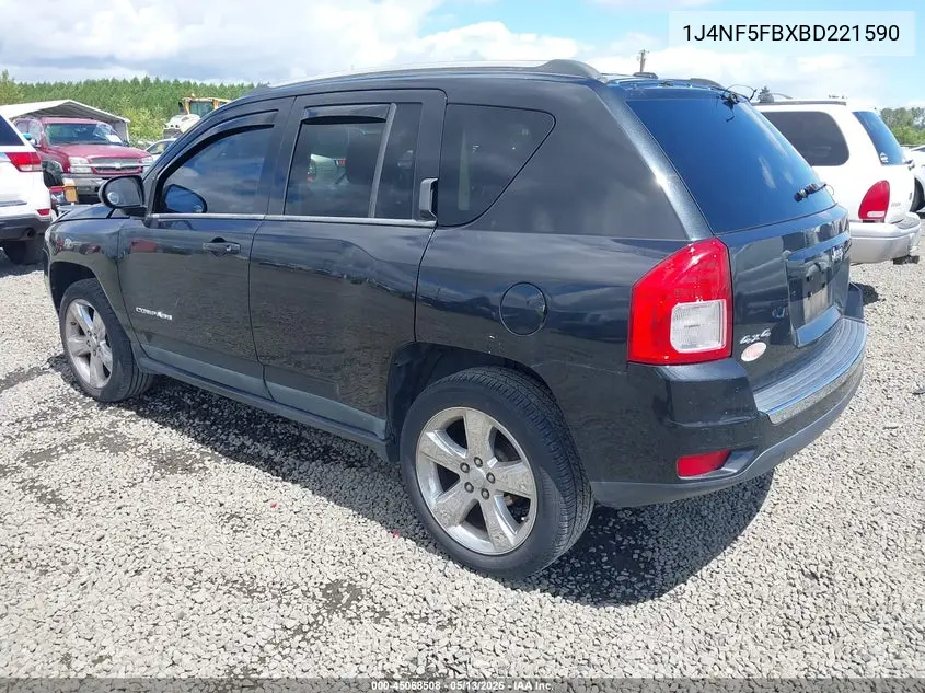 2011 Jeep Compass Limited VIN: 1J4NF5FBXBD221590 Lot: 45068508