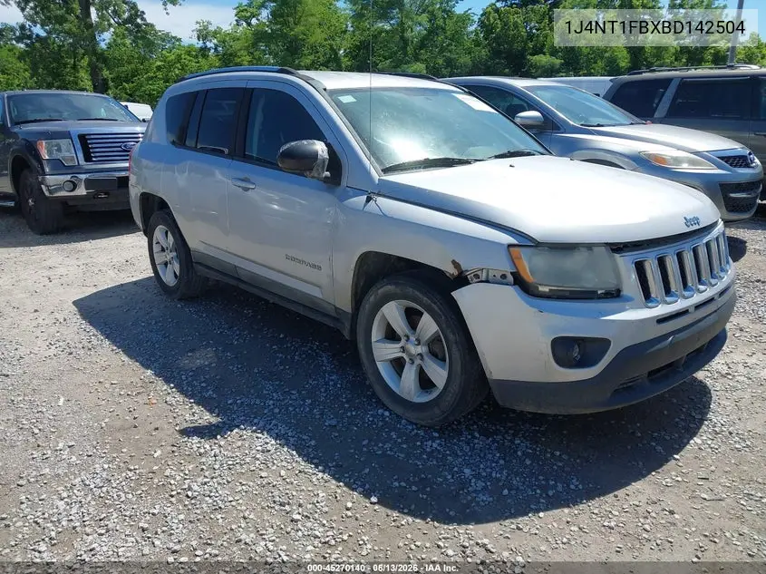 2011 Jeep Compass VIN: 1J4NT1FBXBD142504 Lot: 45270140