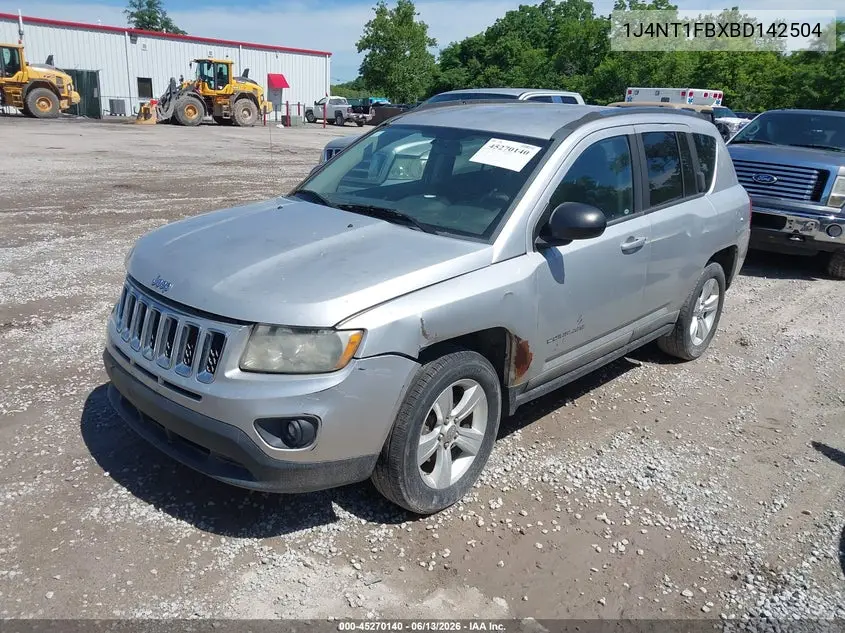 2011 Jeep Compass VIN: 1J4NT1FBXBD142504 Lot: 45270140