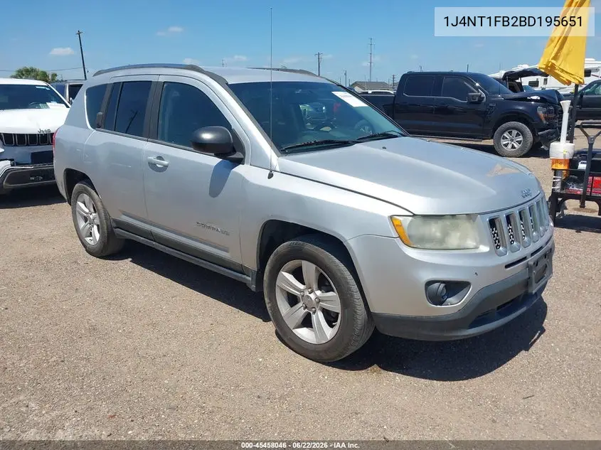 2011 Jeep Compass VIN: 1J4NT1FB2BD195651 Lot: 45458046