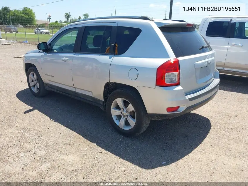 2011 Jeep Compass VIN: 1J4NT1FB2BD195651 Lot: 45458046