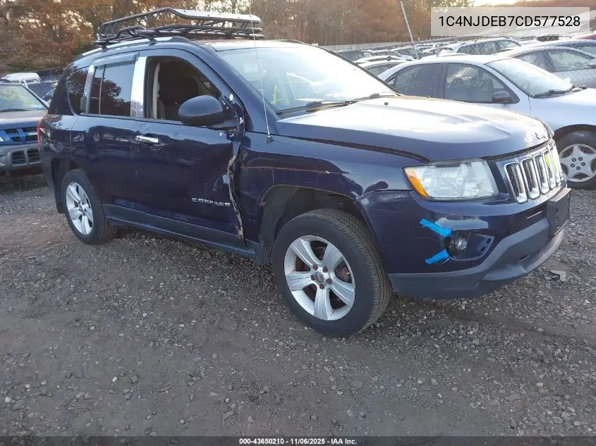 1C4NJDEB7CD577528 2012 Jeep Compass Latitude