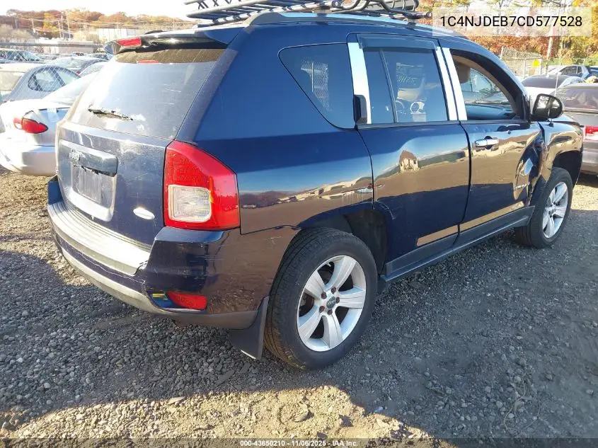 1C4NJDEB7CD577528 2012 Jeep Compass Latitude