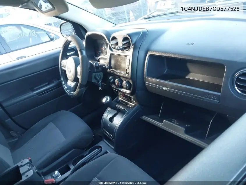1C4NJDEB7CD577528 2012 Jeep Compass Latitude
