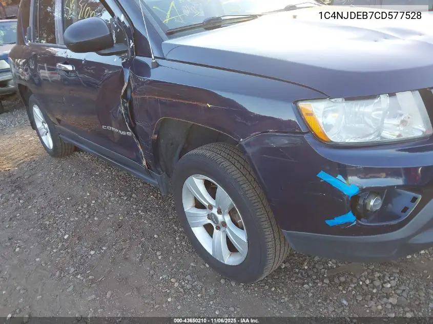 1C4NJDEB7CD577528 2012 Jeep Compass Latitude