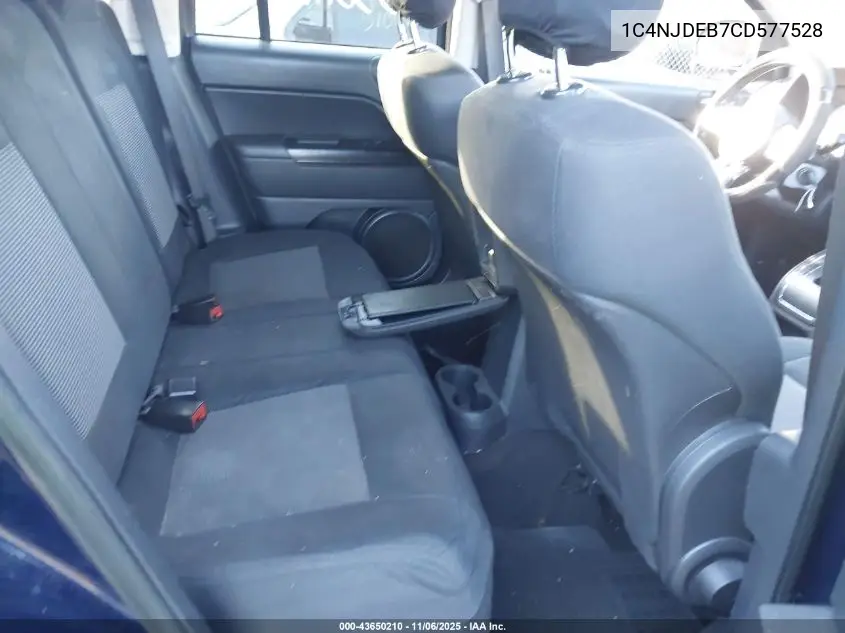 1C4NJDEB7CD577528 2012 Jeep Compass Latitude