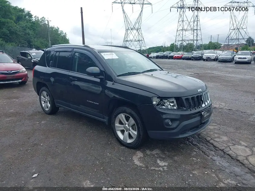 2012 Jeep Compass Latitude VIN: 1C4NJDEB1CD676006 Lot: 45422849