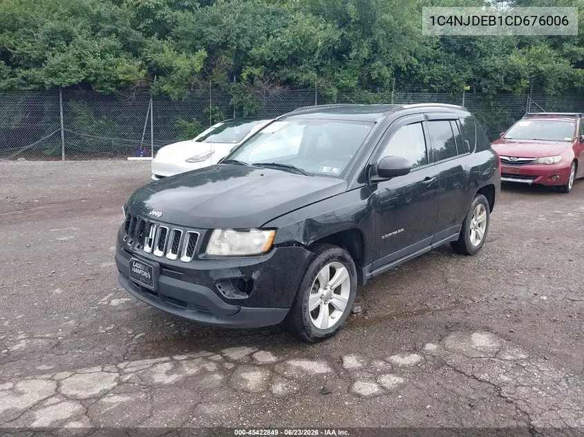 2012 Jeep Compass Latitude VIN: 1C4NJDEB1CD676006 Lot: 45422849