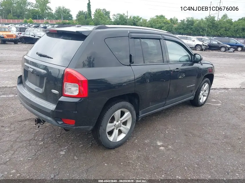 2012 Jeep Compass Latitude VIN: 1C4NJDEB1CD676006 Lot: 45422849