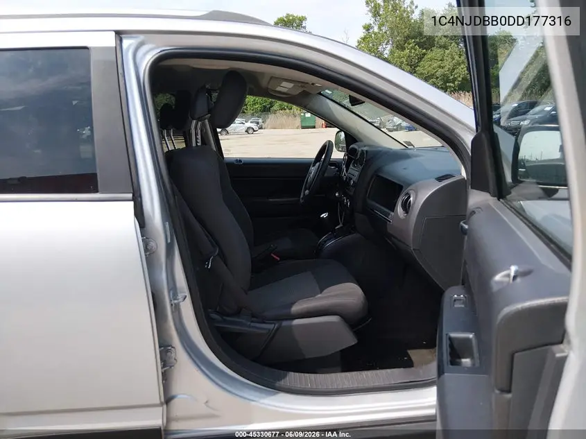 2013 Jeep Compass Sport VIN: 1C4NJDBB0DD177316 Lot: 45330677
