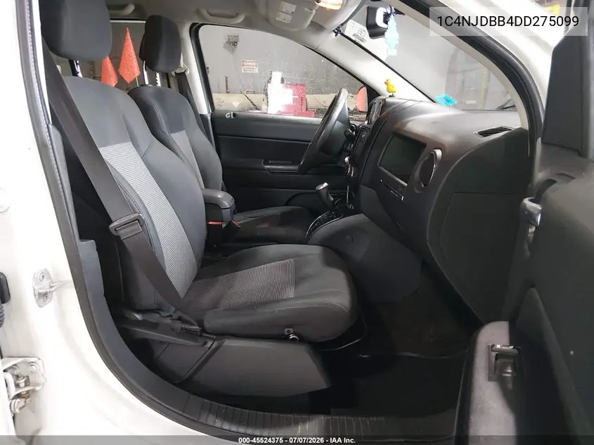 2013 Jeep Compass Sport VIN: 1C4NJDBB4DD275099 Lot: 45524375