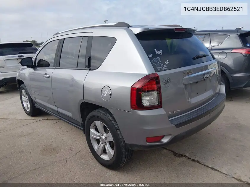 2014 Jeep Compass Sport VIN: 1C4NJCBB3ED862521 Lot: 45620724