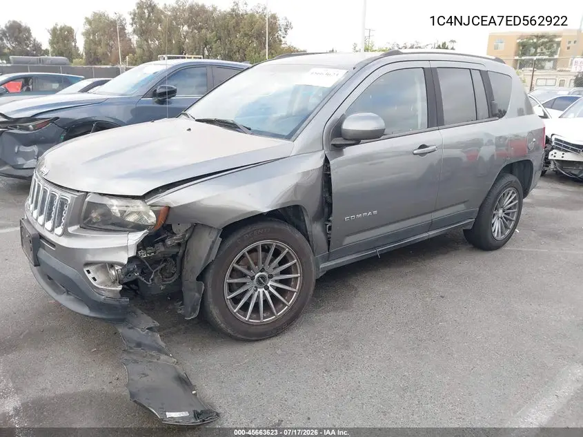 2014 Jeep Compass Latitude VIN: 1C4NJCEA7ED562922 Lot: 45663623