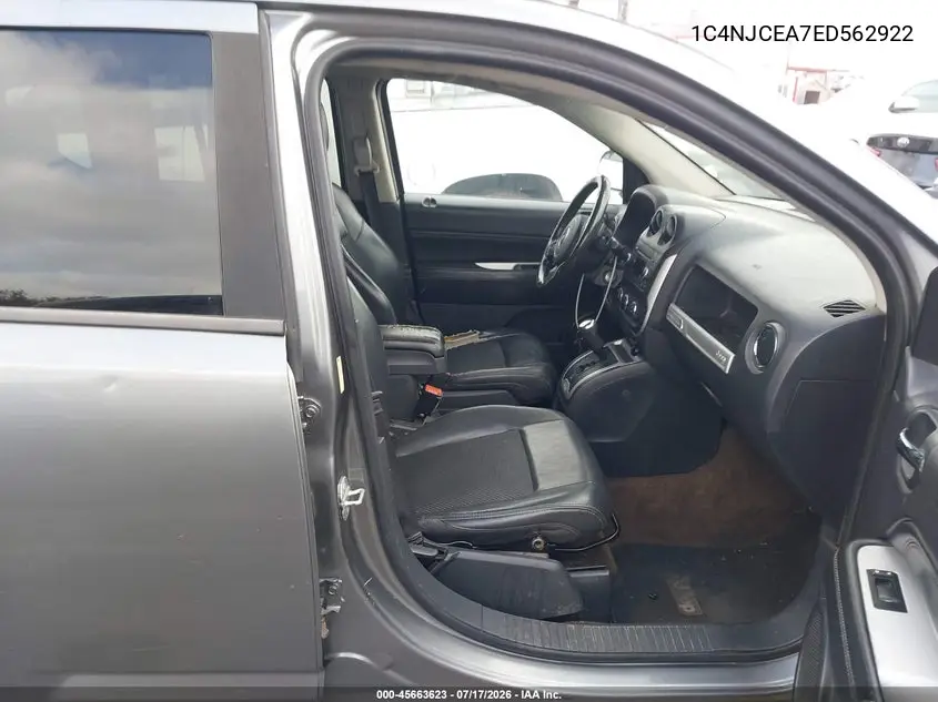 2014 Jeep Compass Latitude VIN: 1C4NJCEA7ED562922 Lot: 45663623
