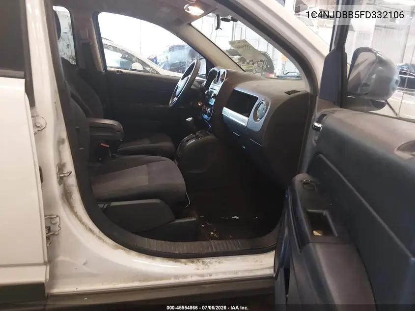 2015 Jeep Compass Sport VIN: 1C4NJDBB5FD332106 Lot: 45554866