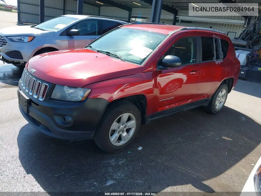 2015 Jeep Compass Sport VIN: 1C4NJCBA5FD284964 Lot: 45592197