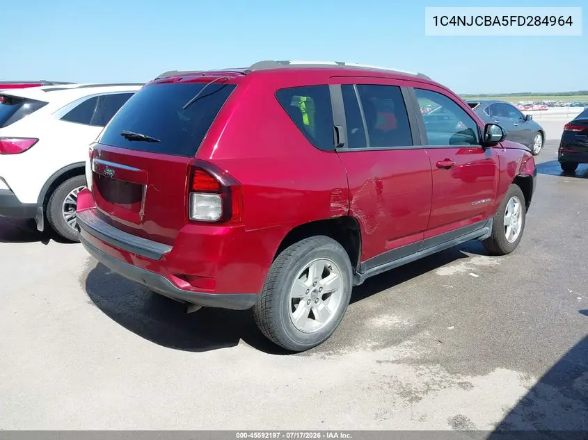 2015 Jeep Compass Sport VIN: 1C4NJCBA5FD284964 Lot: 45592197