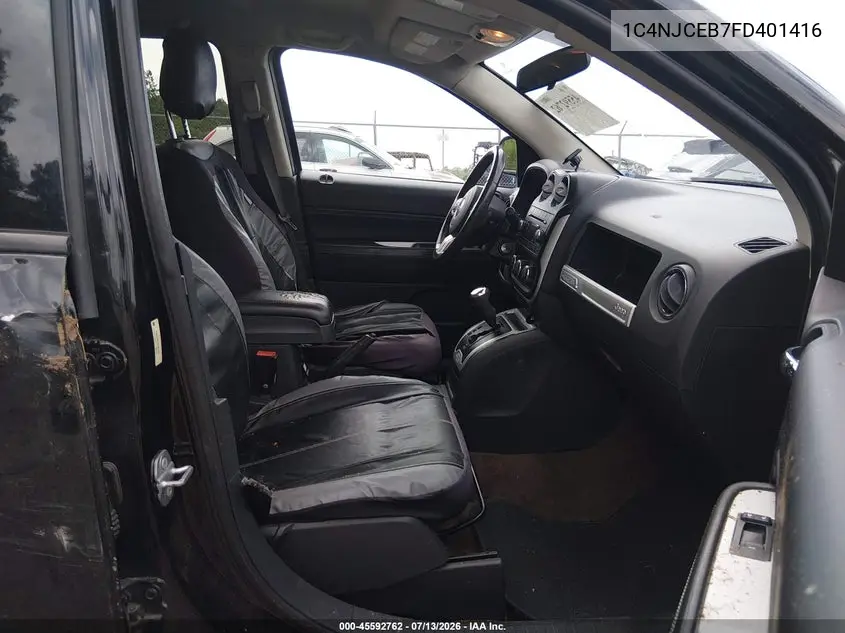 2015 Jeep Compass Latitude VIN: 1C4NJCEB7FD401416 Lot: 45592762
