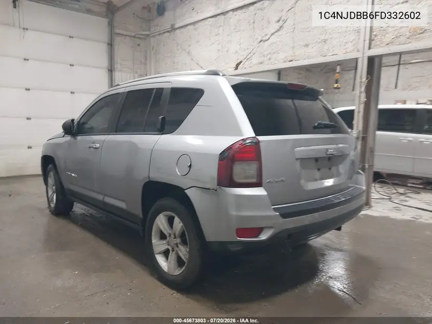 2015 Jeep Compass Sport VIN: 1C4NJDBB6FD332602 Lot: 45673803