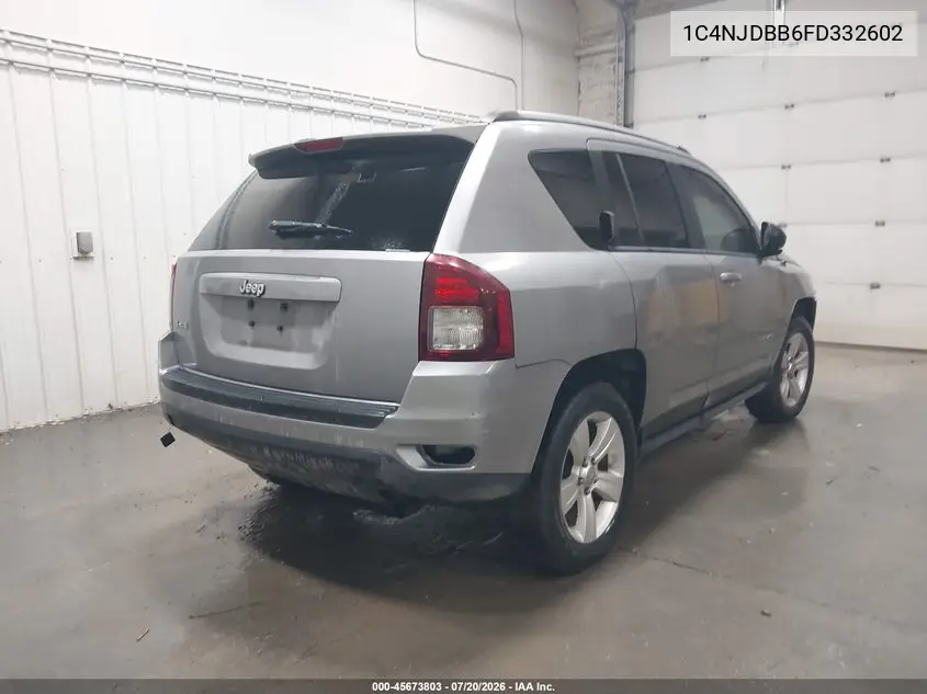 2015 Jeep Compass Sport VIN: 1C4NJDBB6FD332602 Lot: 45673803