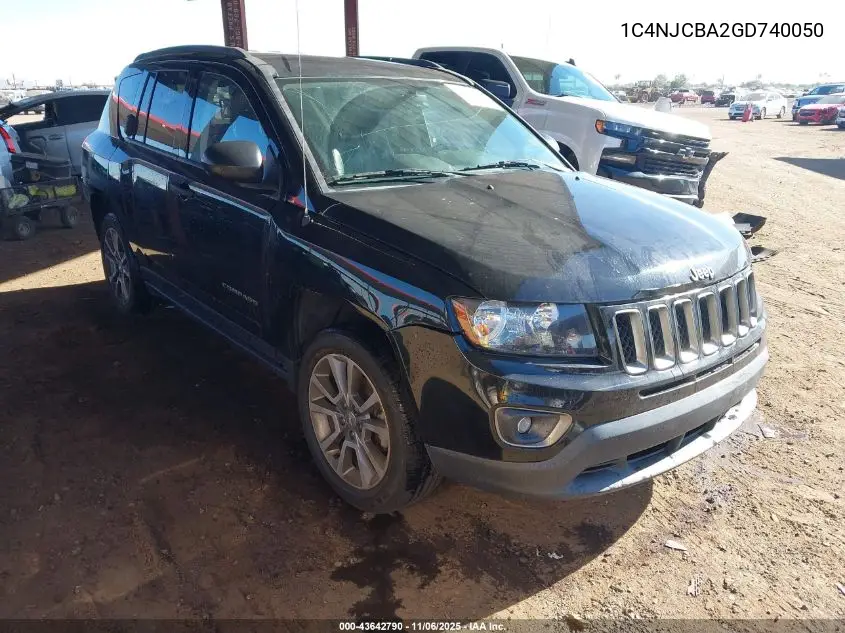 1C4NJCBA2GD740050 2016 Jeep Compass Sport Se