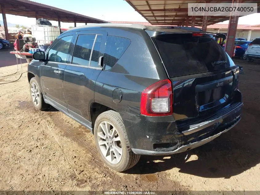 1C4NJCBA2GD740050 2016 Jeep Compass Sport Se