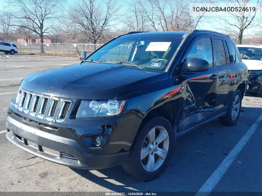 1C4NJCBA4GD524619 2016 Jeep Compass Sport