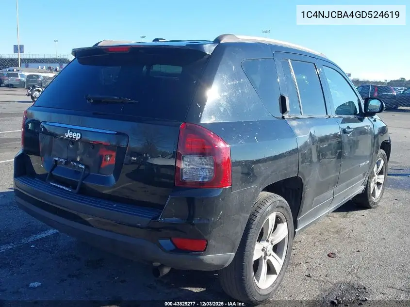 1C4NJCBA4GD524619 2016 Jeep Compass Sport