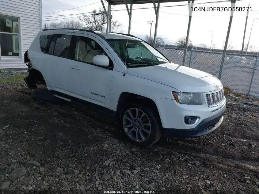 1C4NJDEB7GD550271 2016 Jeep Compass High Altitude Edition