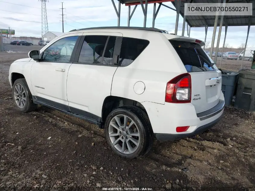 1C4NJDEB7GD550271 2016 Jeep Compass High Altitude Edition